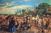 unknow artist Hullo, Largess, A Harvest Scene in Norfolk Germany oil painting artist